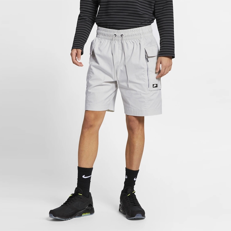 Nike Running Cargo Shorts Beige — фото 3