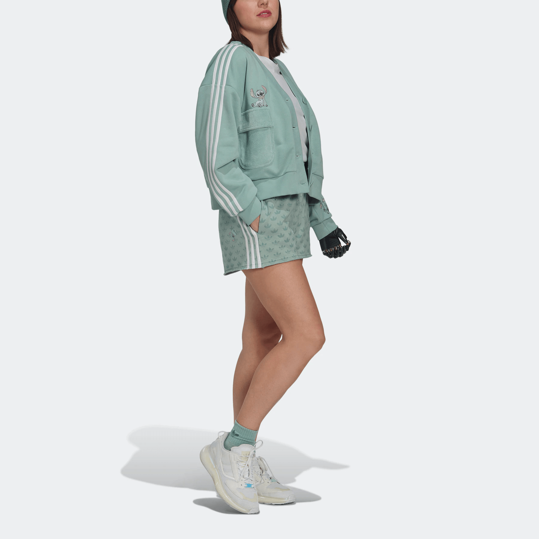 Adidas x Disney Shorts Light Green — фото 1