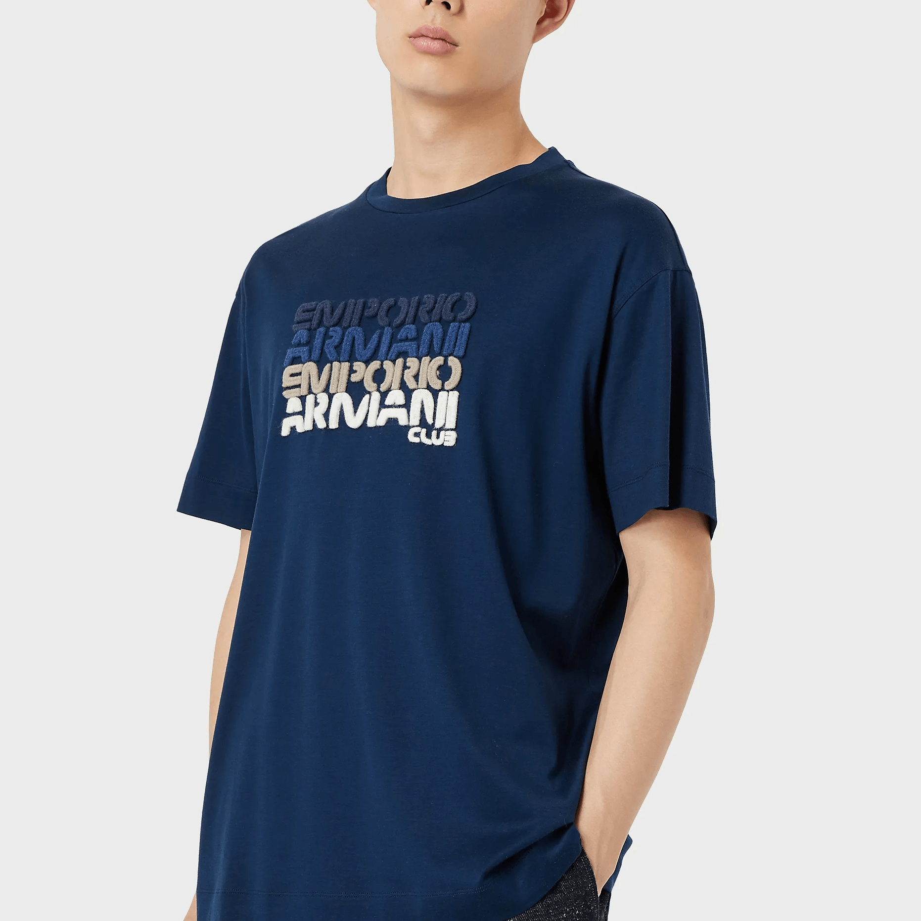 Emporio Armani SS22 Navy Tee — фото 3