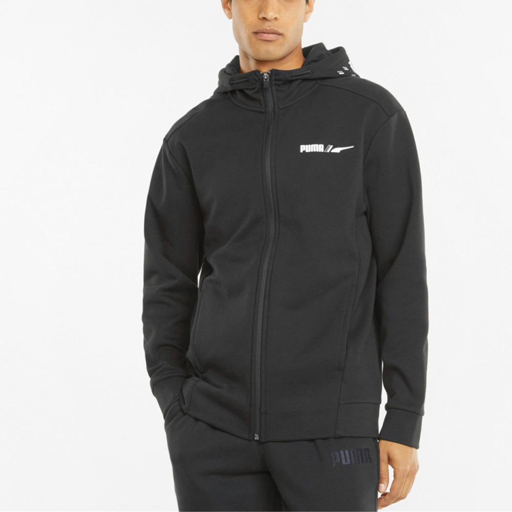 Puma Winterized Logo Hoodie Jacket Black — фото 2