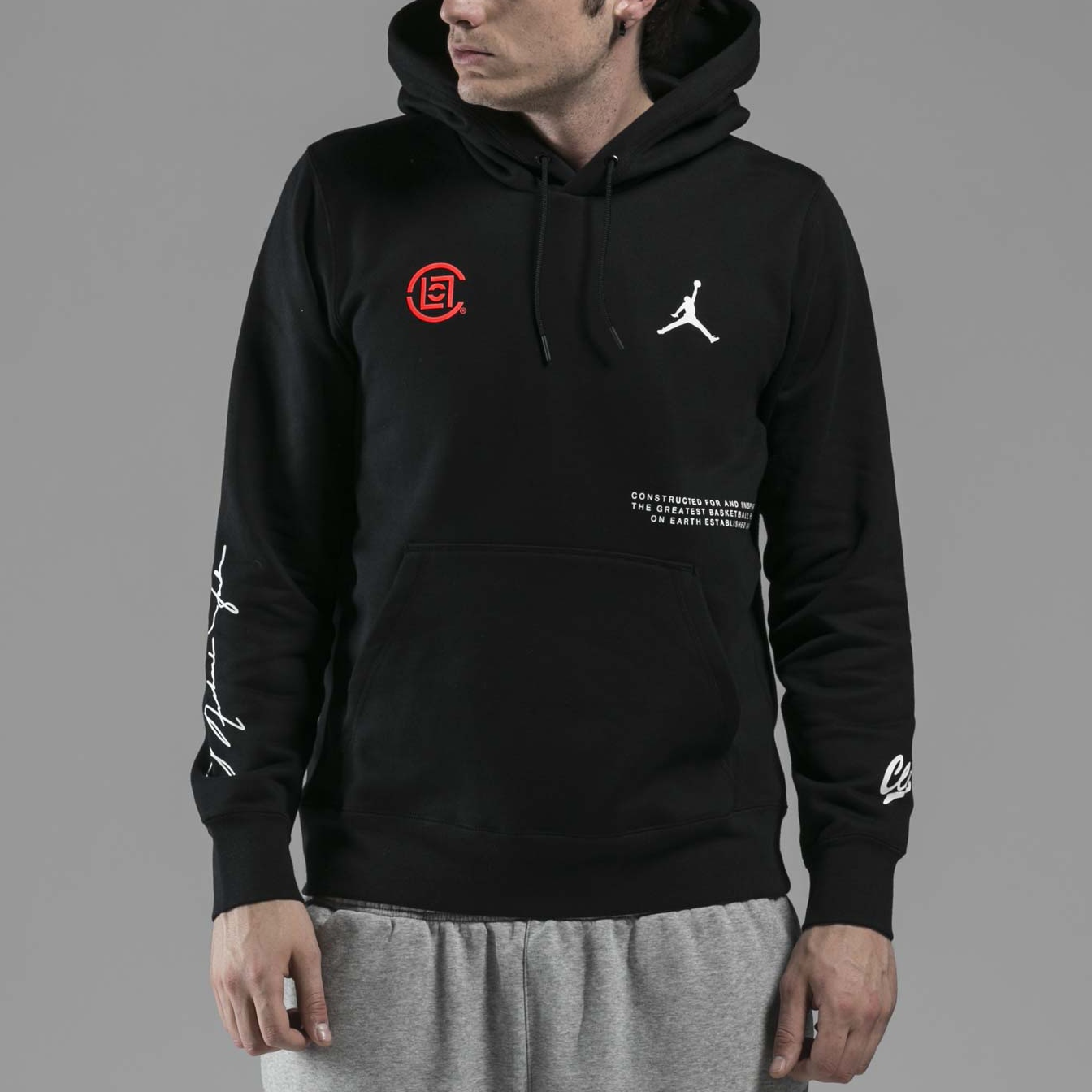 Jordan Air Jordan x CLOT Hoodie Black — фото 2