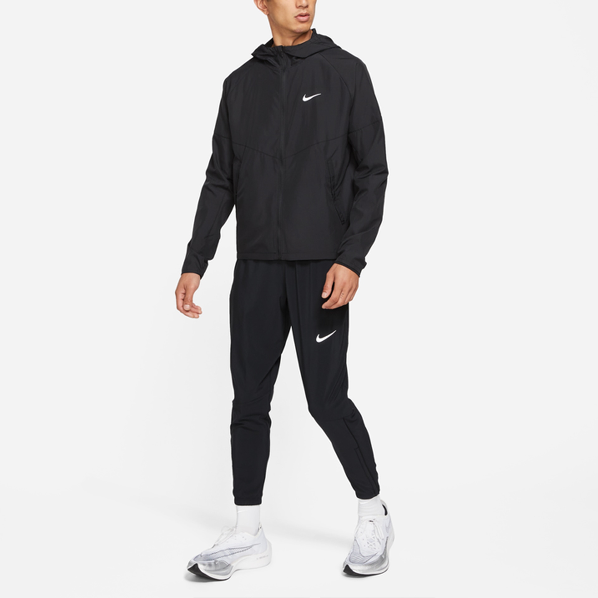 Nike Miler Jacket Black — фото 2