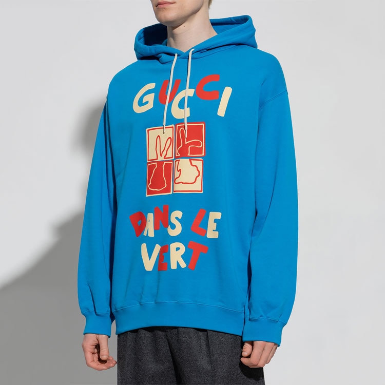 Gucci SS23 Blue Hoodie — фото 3