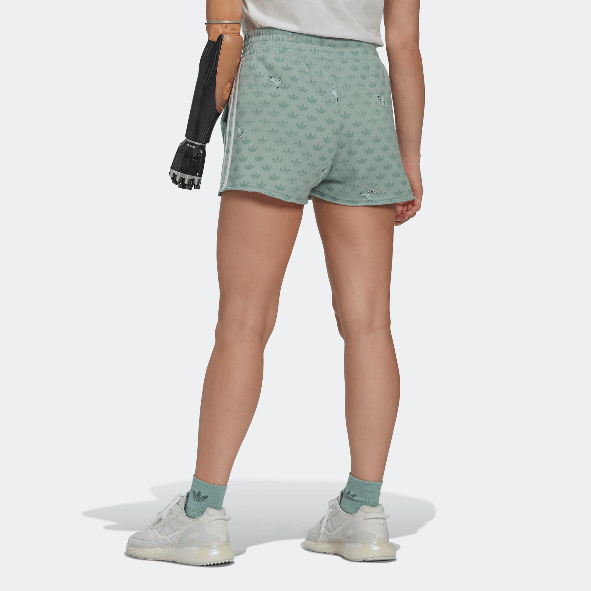 Adidas x Disney Shorts Light Green — фото 3