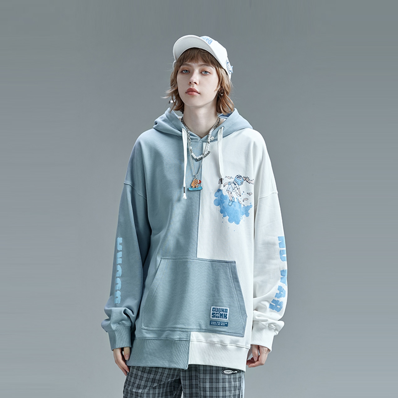 Guuka x SANK TOYS Hoodie White — фото 7