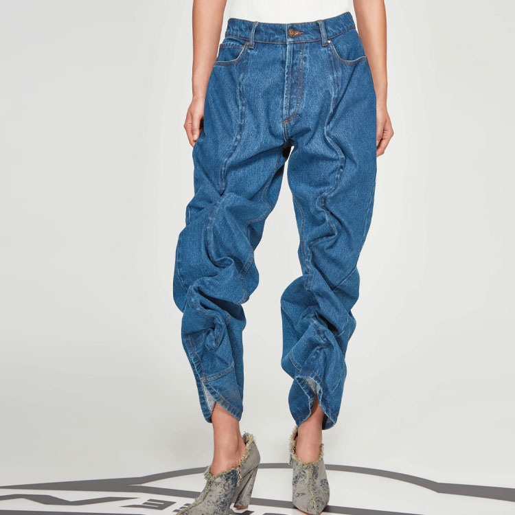 Y/Project SS23 Classic Wire Jeans Blue — фото 4