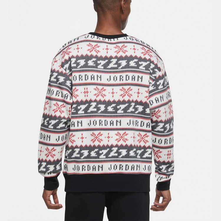 Jordan Jumpman Holiday Crewneck Sweatshirt Black — фото 4