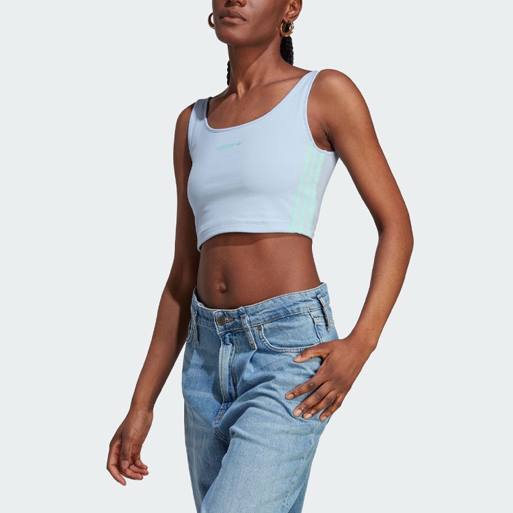 adidas originals Crop Tank Top Logo — фото 1