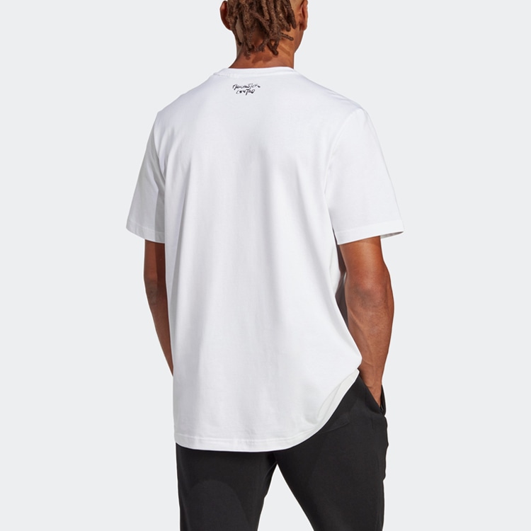 Adidas Manchester United Tee White — фото 3
