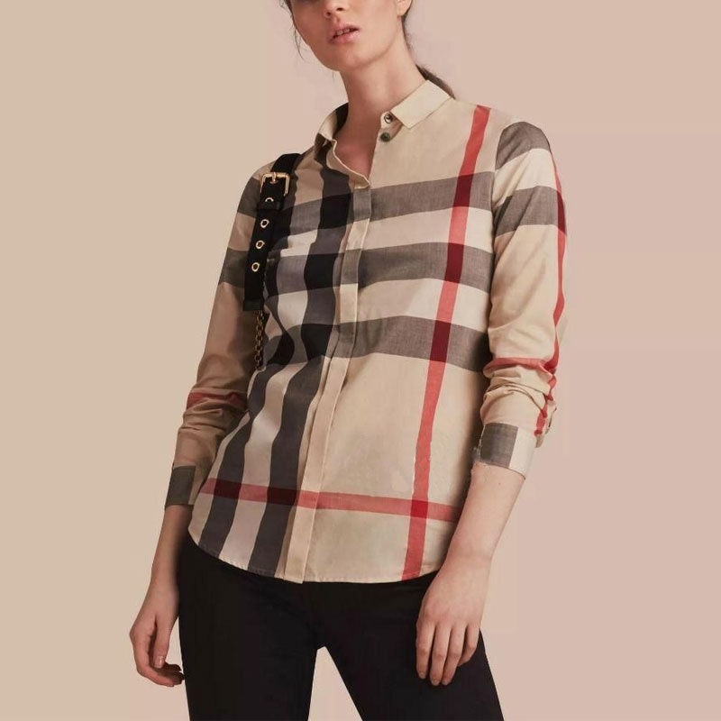 Burberry Check Print Shirt — фото 5