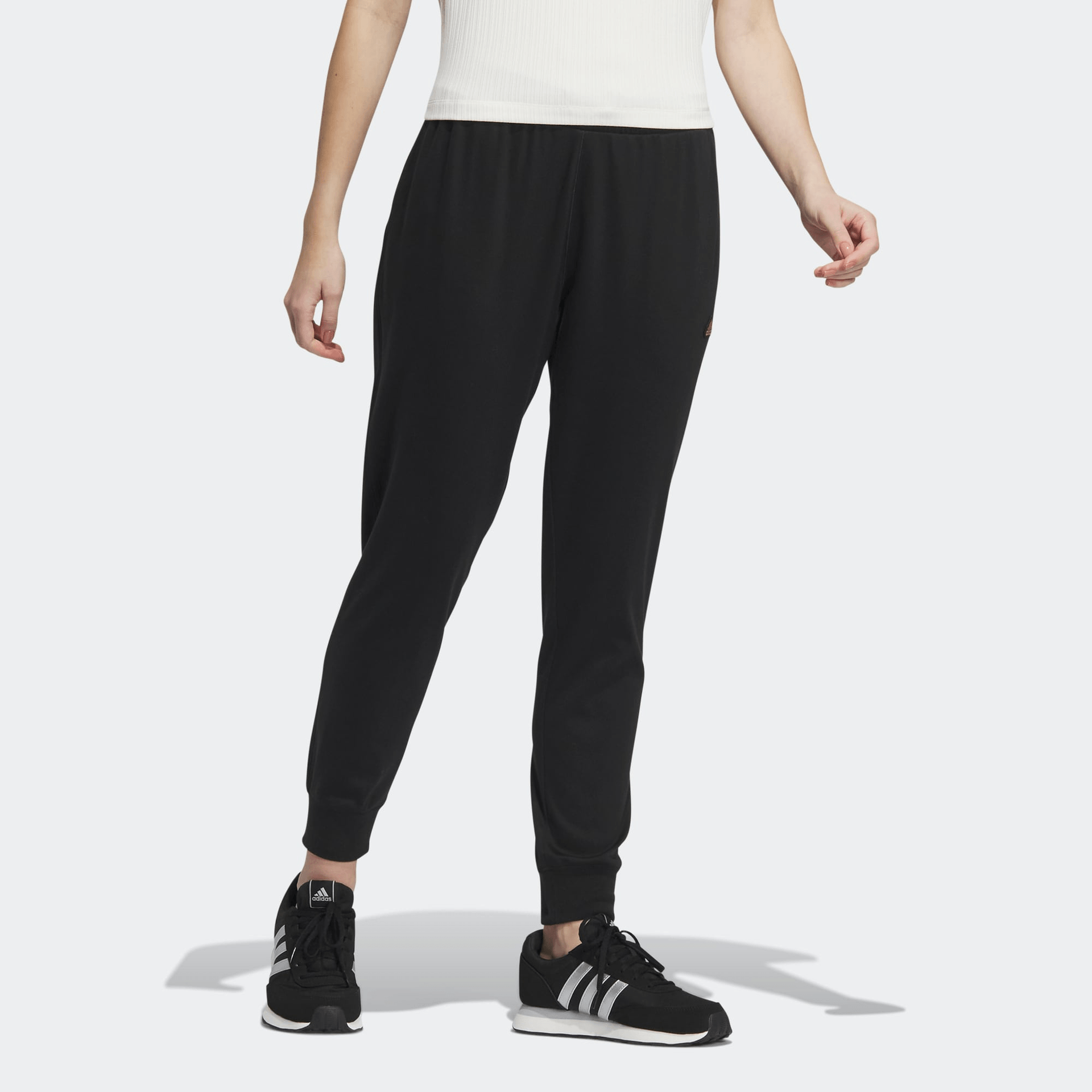 Adidas Badge Of Sport Knit Pants Logo — фото 3