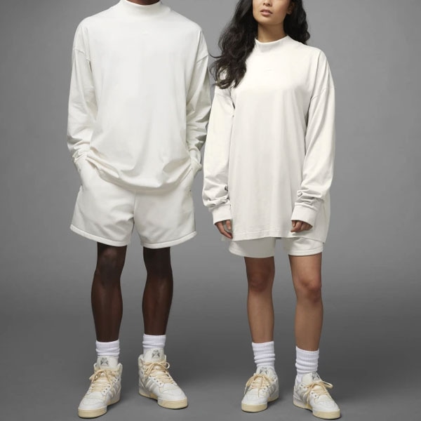 Adidas originals Basketball Chapter 1tee Lscloudwhit LogoT — фото 3
