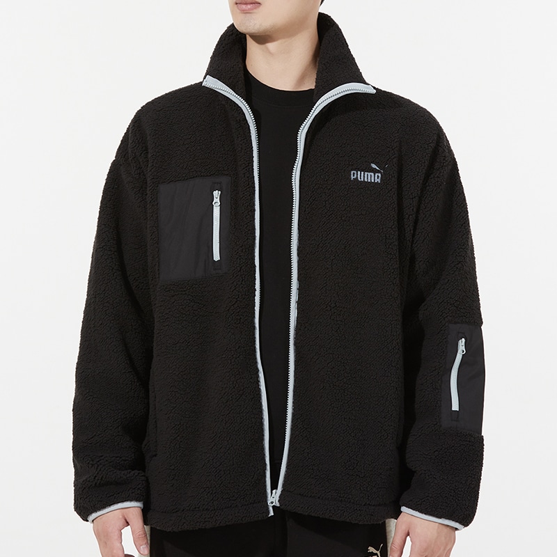 Puma Sherpa Bonded Jacket Black — фото 2