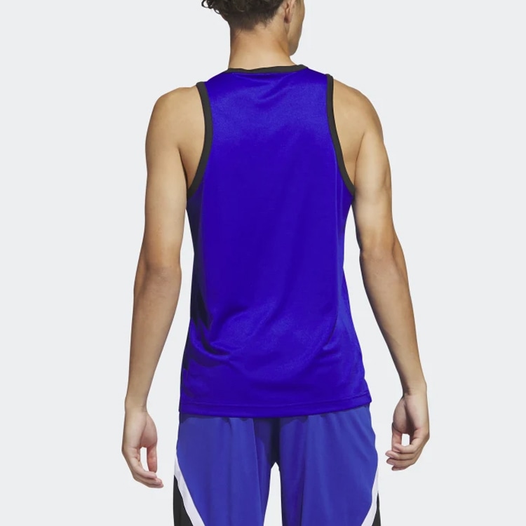 Adidas Legends Basketball 3-Stripes Tank Top Logo — фото 2