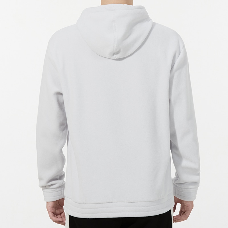 Puma Polar Fleece Hoodie Light Grey — фото 3