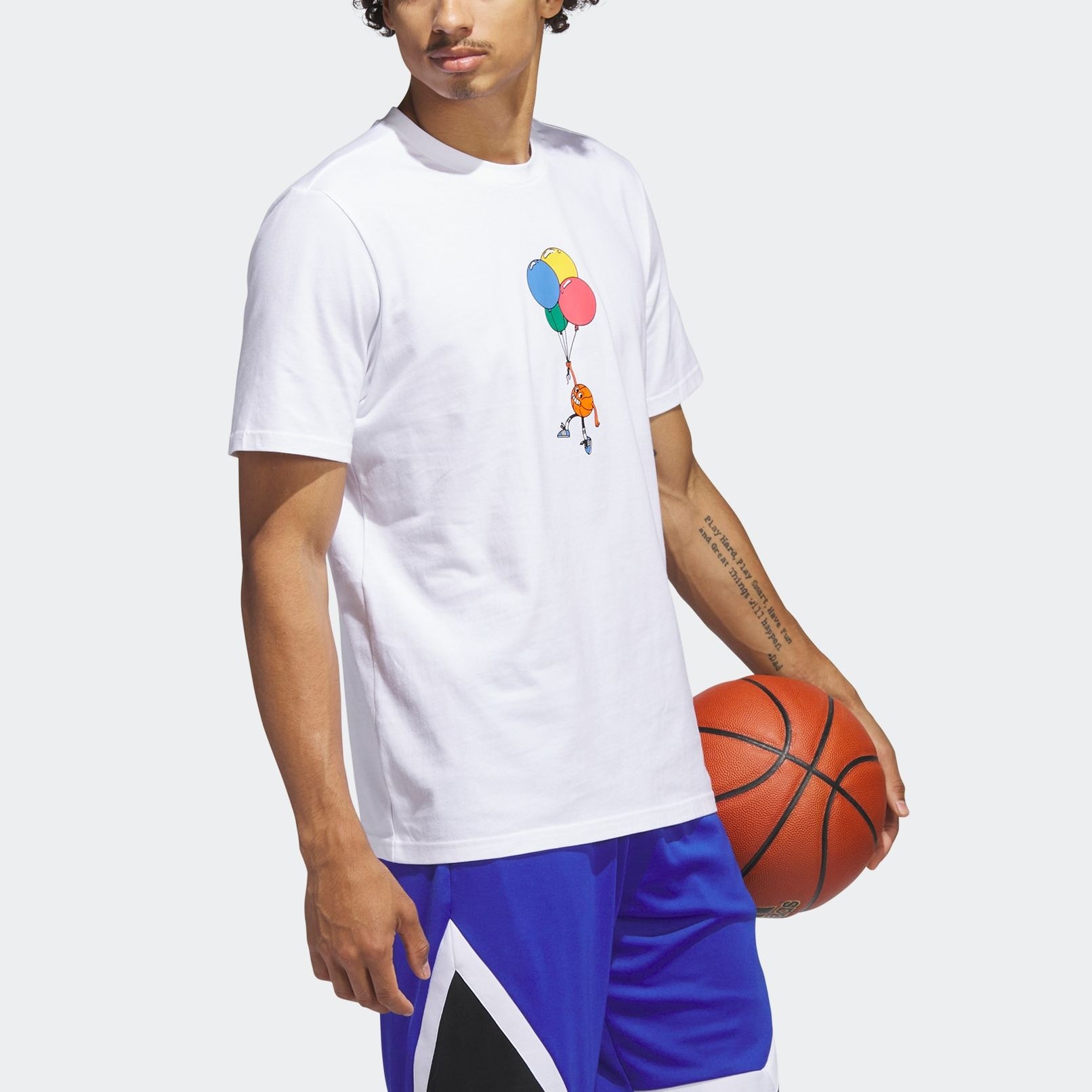 Adidas Lil' Stripe Basketball Tee T — фото 3