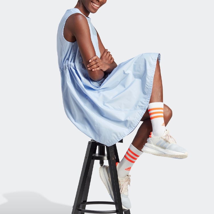 Adidas City Escape Dress Light Pink Blue — фото 1