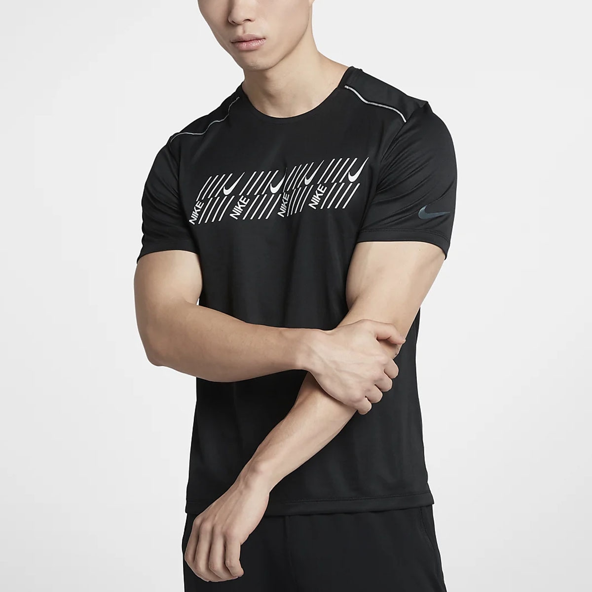 Nike Dri-FIT Miler Black — фото 4