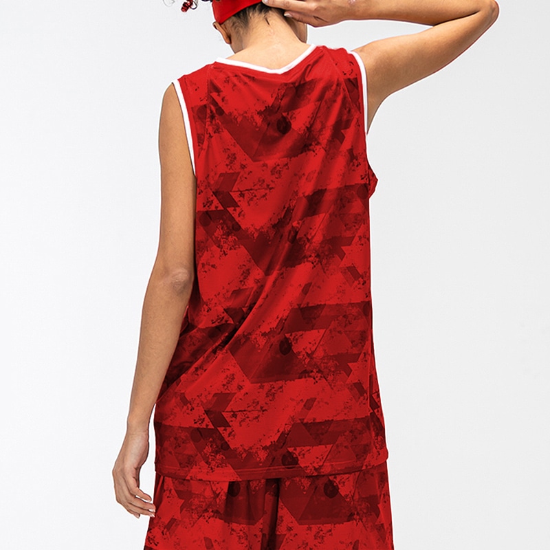 Under Armour Basketball Knit Training Vest Red — фото 3