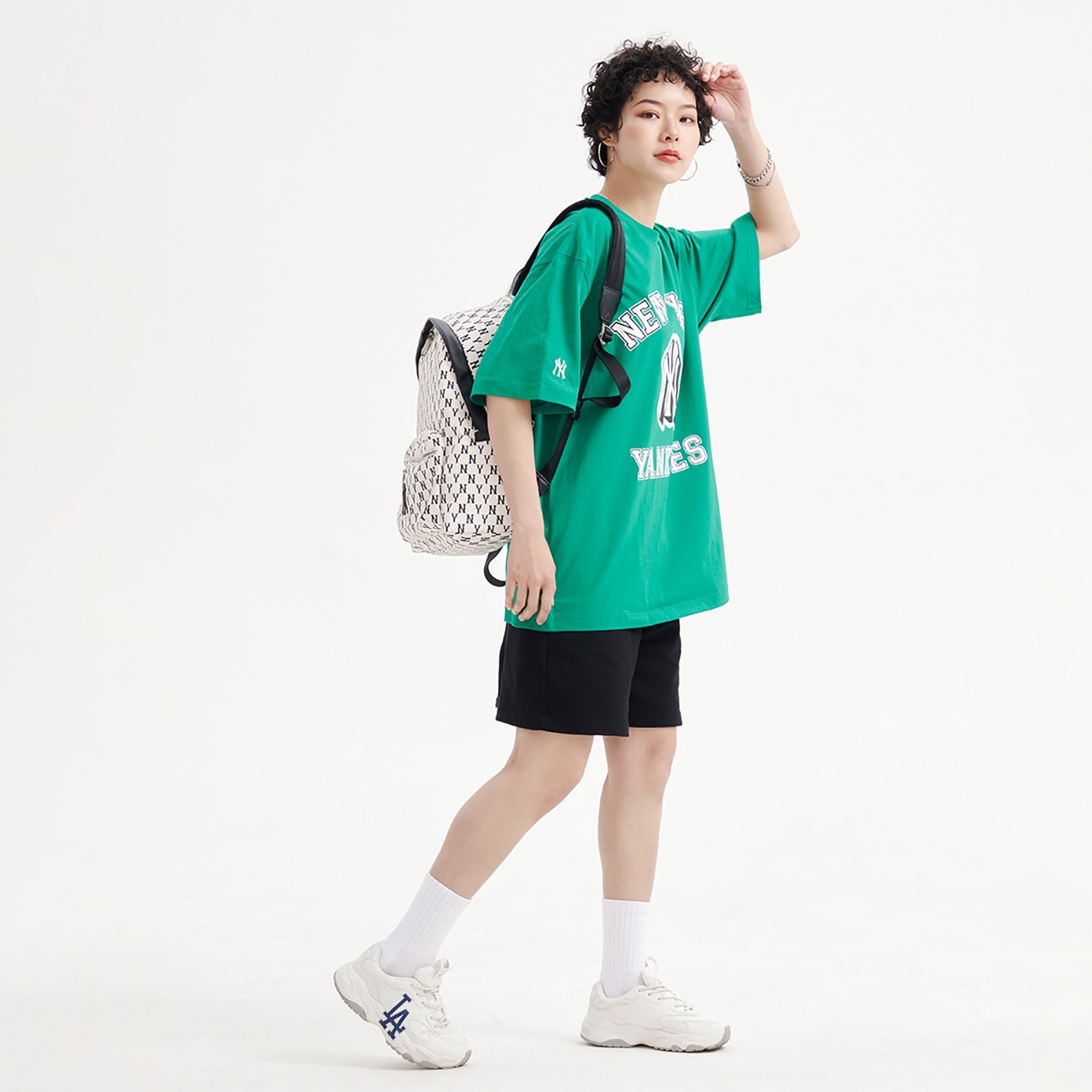 MLB Yankees Striped Tee Green — фото 3