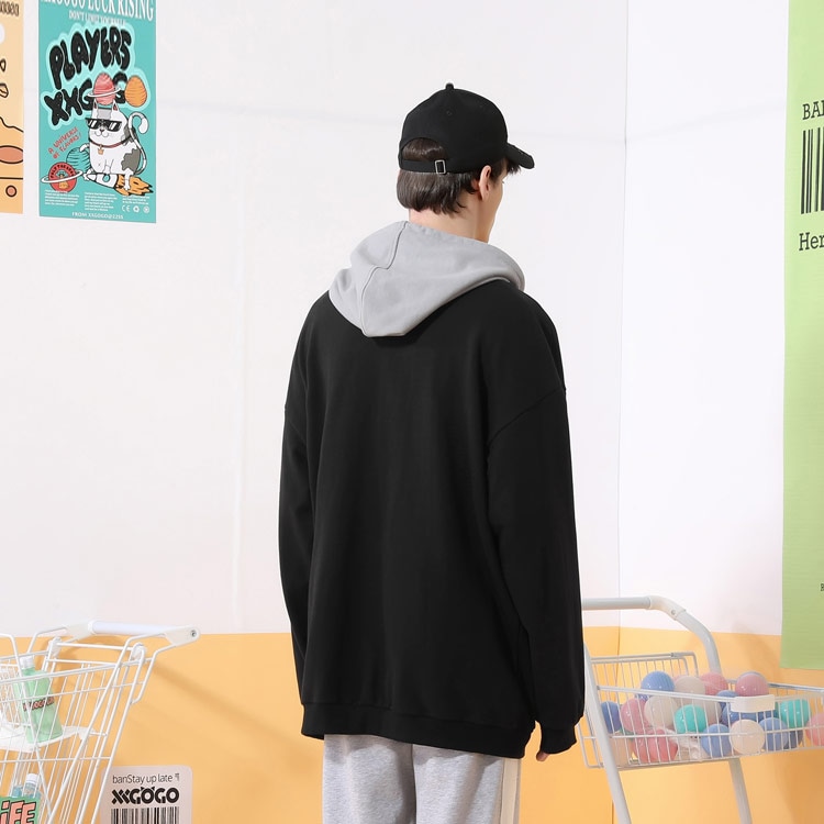 Xxgogo Colorblock Letter Print Hoodie Jacket — фото 6