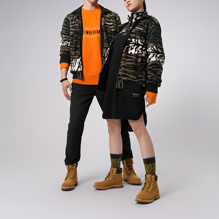 Timberland Reversible Camo Fleece Jacket — фото 4