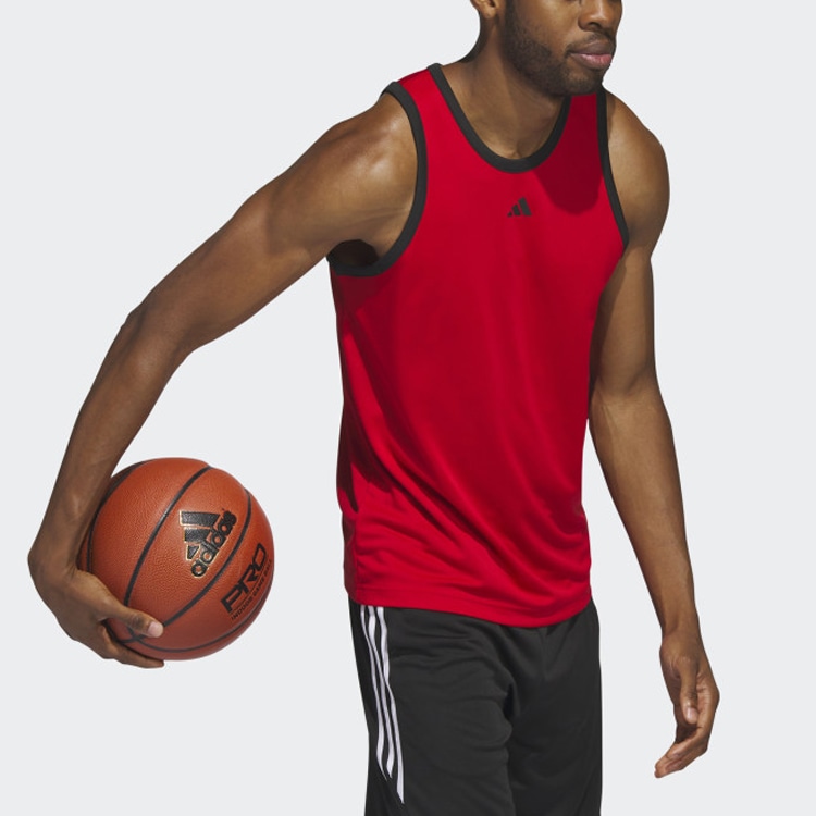 Adidas Legends Basketball 3-Stripes Tank Top Logo — фото 3
