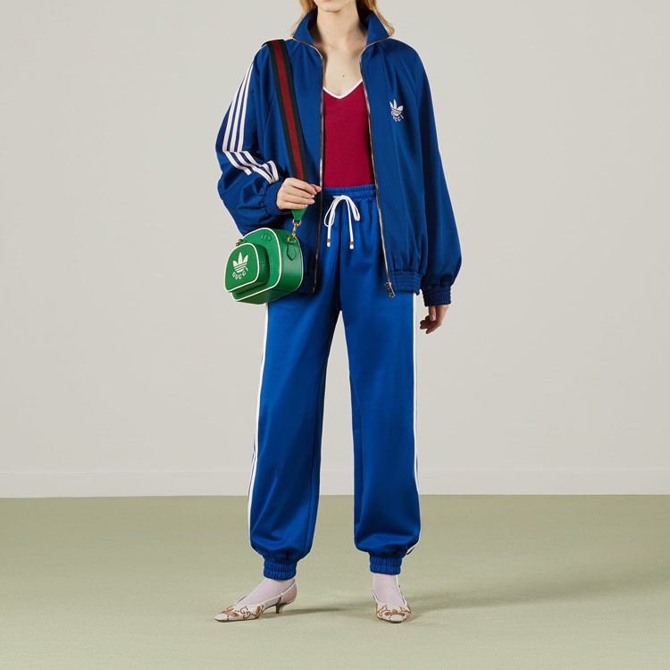 Gucci x adidas SS23 Logo Print Zip Jacket — фото 4