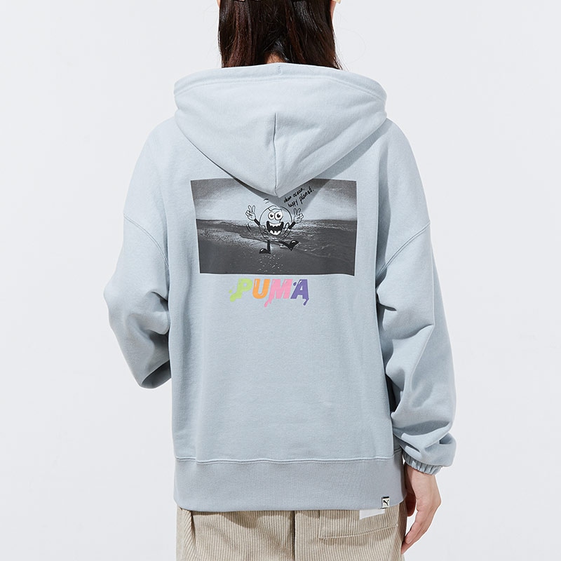 Puma Downtown Hoodie Blue — фото 3