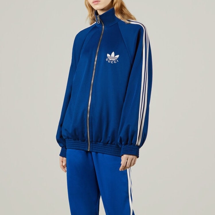 Gucci x adidas SS23 Logo Print Zip Jacket — фото 2