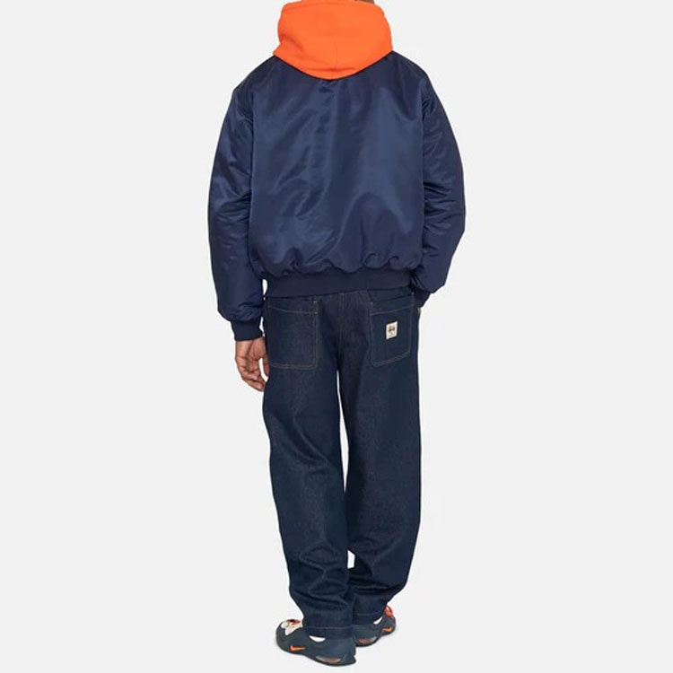 Stussy LA Chapter Satin Varsity Jacket — фото 10