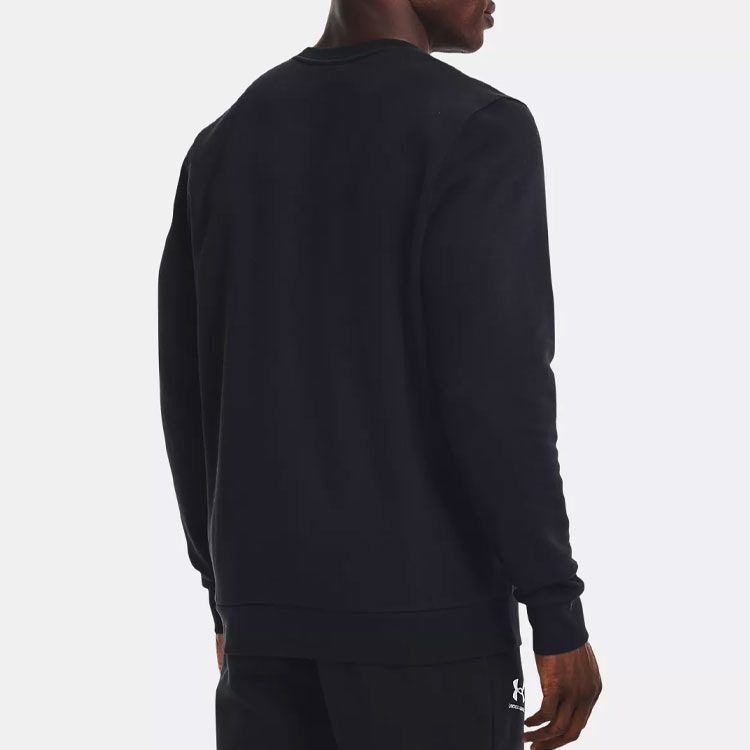 Under Armour Logo Crewneck Sweatshirt Black — фото 3