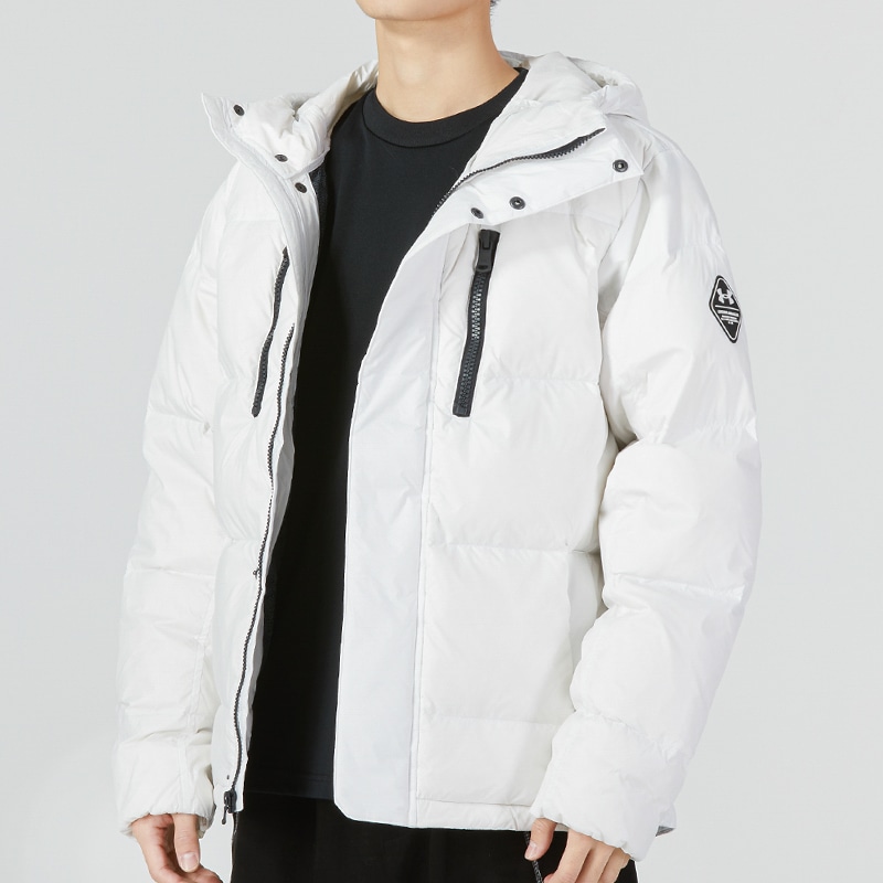 Under Armour Hooded Down Jacket White — фото 2