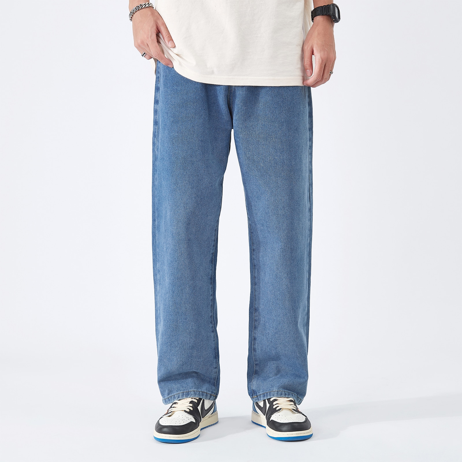 Brnr Basic Washed Loose Jeans — фото 7
