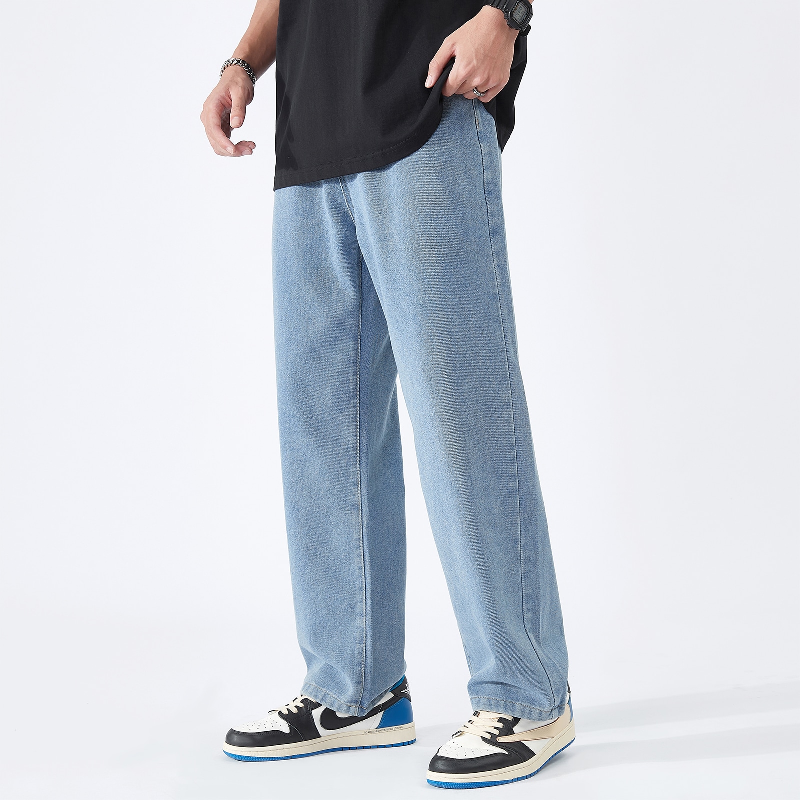 Brnr Basic Washed Loose Jeans — фото 4