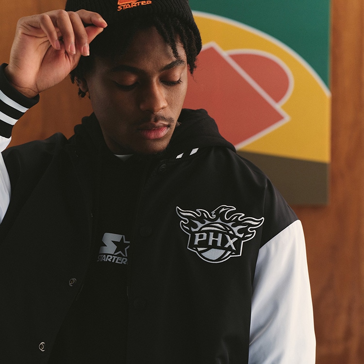 Starter x NBA Suns Jacket Black — фото 5