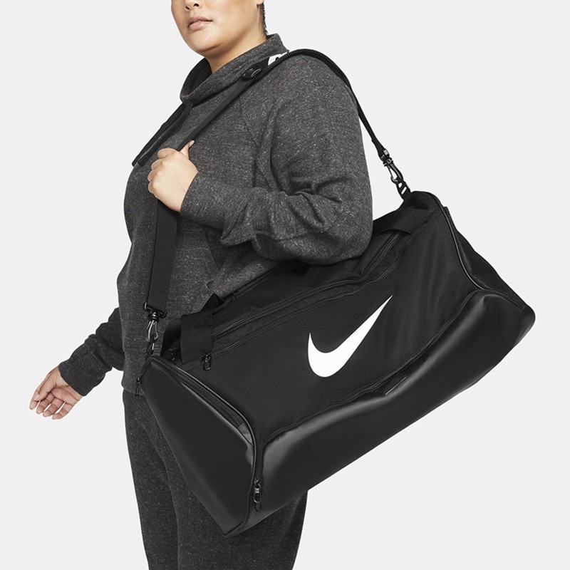 Nike Large Logo Duffel Bag Black — фото 6