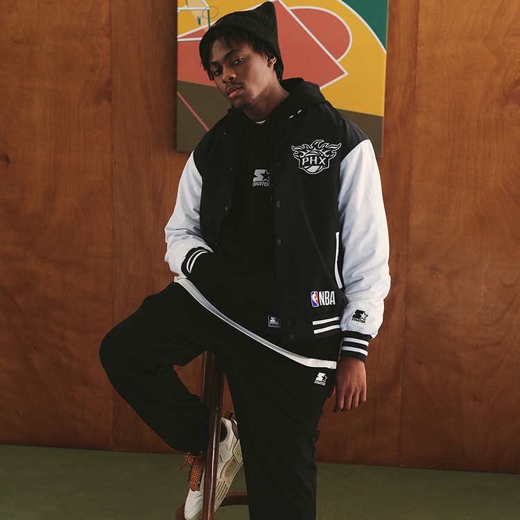 Starter x NBA Suns Jacket Black — фото 4