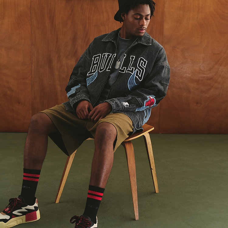 Starter x NBA Bulls Denim Jacket — фото 4