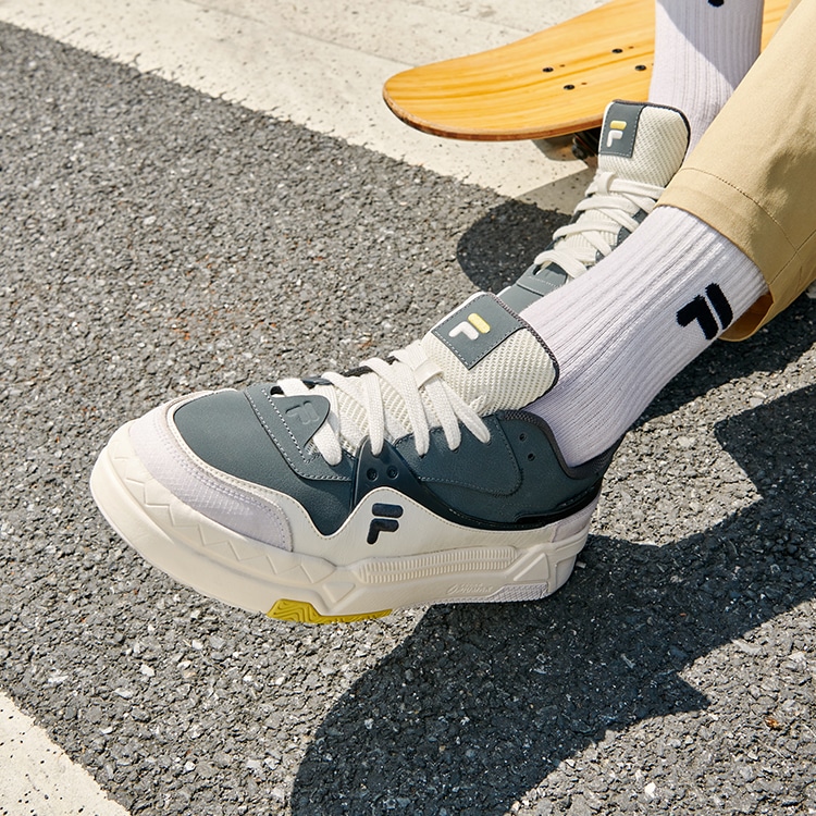 FILA FUSION FILA Bank Low Grey White — фото 8