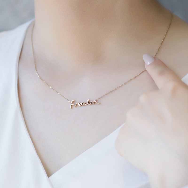 Rareme Ruomi Freedom 18k Gold Necklace — фото 3