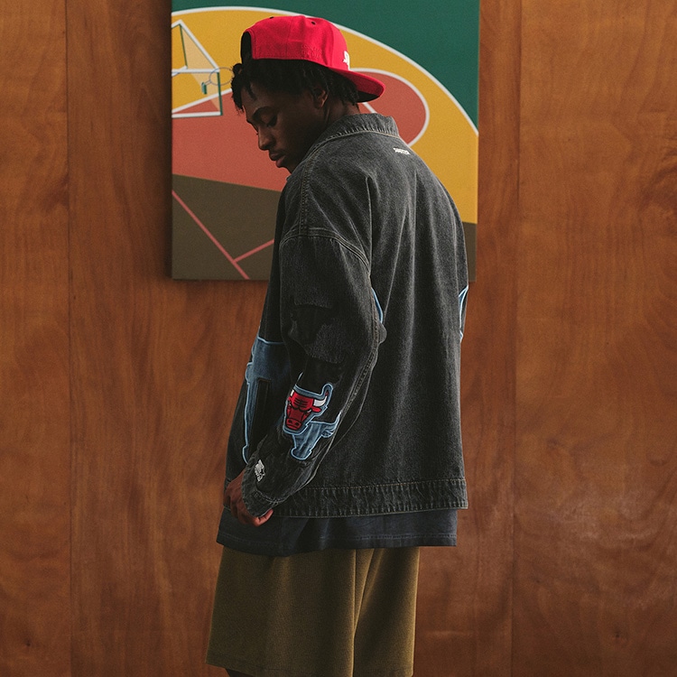 Starter x NBA Bulls Denim Jacket — фото 7