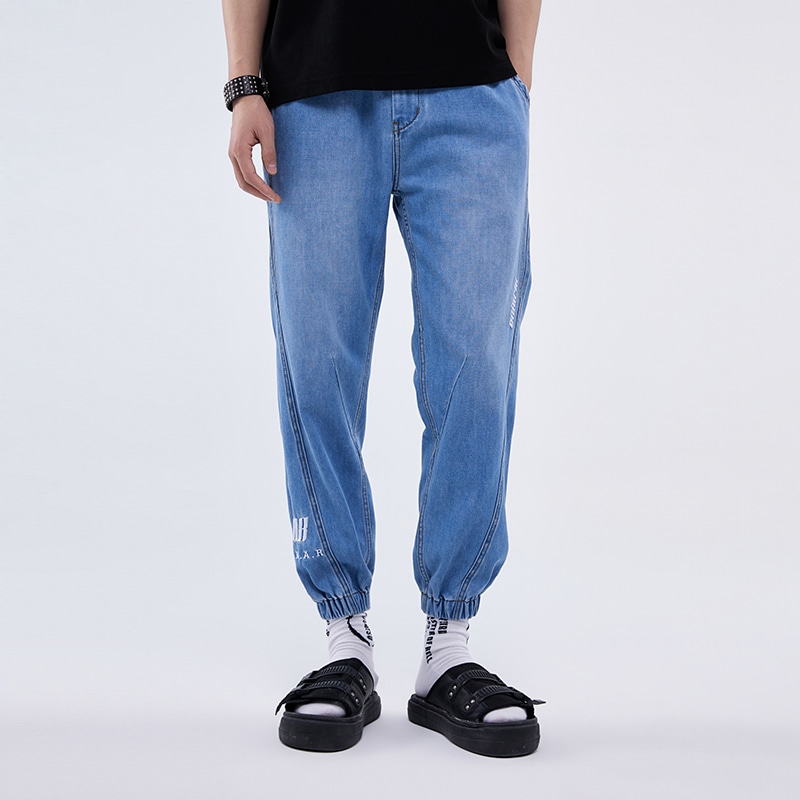 鬼洗 oniarai SS23 Jogger Jeans Denim Blue — фото 2
