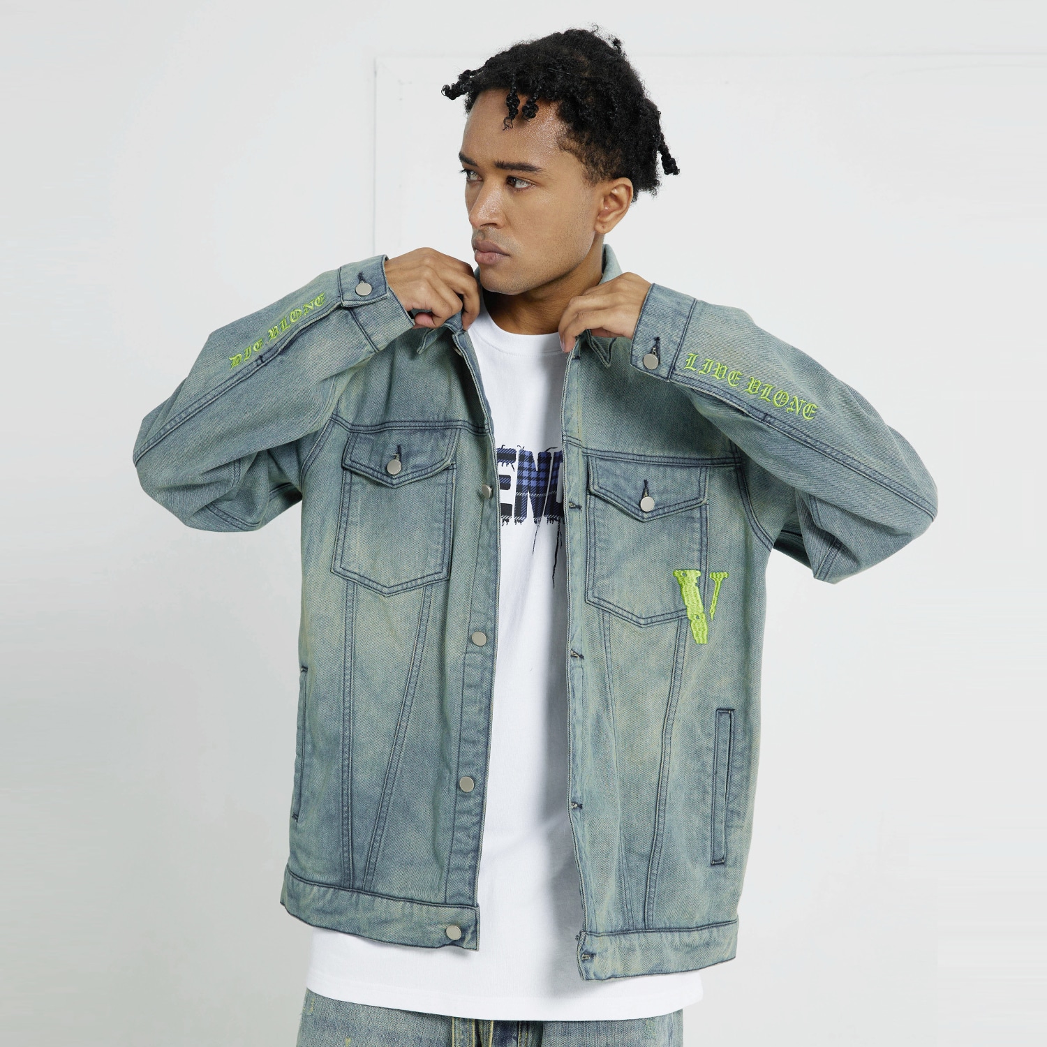 Vlone Denim Jacket — фото 10