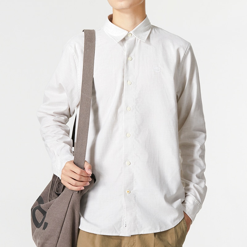 Timberland Subtle Check Lightweight Flannel Shirt — фото 4