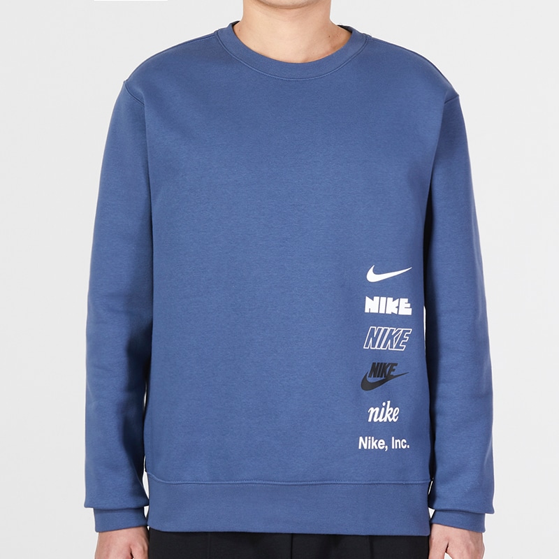 Nike Club+ BB Crew Mlogo Fen Blue — фото 2