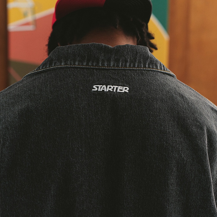 Starter x NBA Bulls Denim Jacket — фото 9