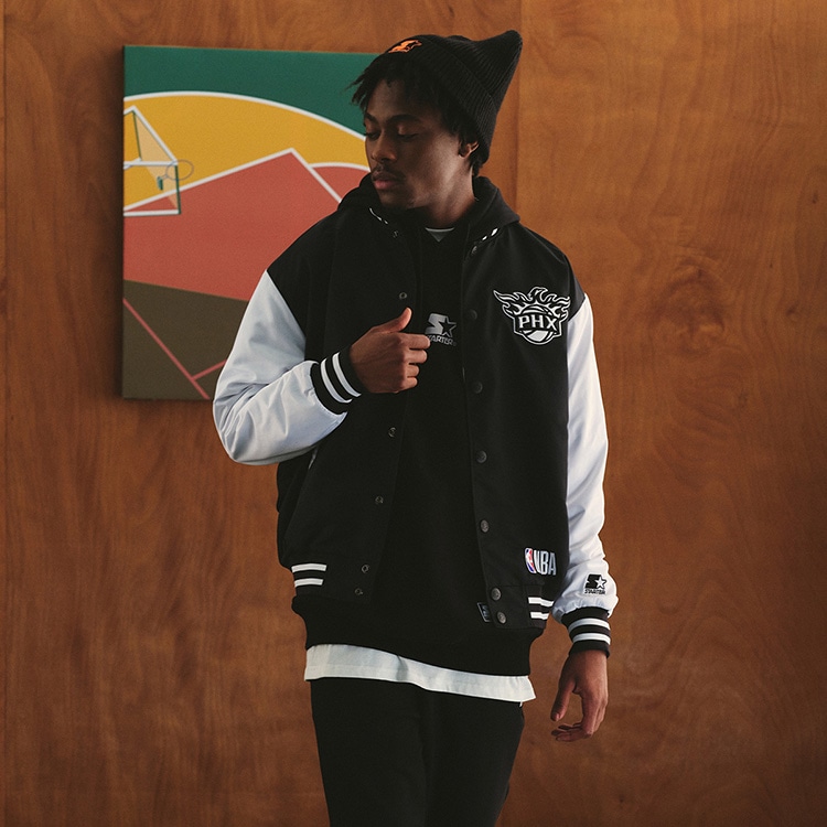 Starter x NBA Suns Jacket Black — фото 3