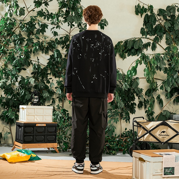 Lamlicka Logo Print Sweatshirt Black — фото 3