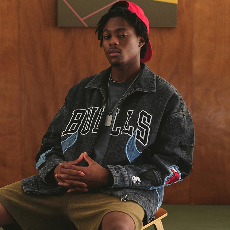 Starter x NBA Bulls Denim Jacket — фото 8